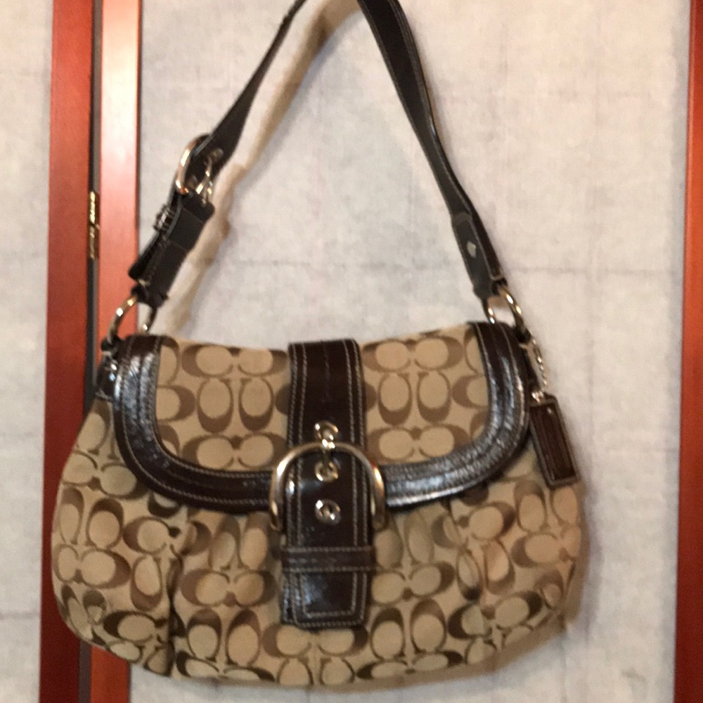 COPY - Coach brown signature handbag